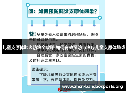 儿童支原体肺炎防治全攻略 如何有效预防与治疗儿童支原体肺炎
