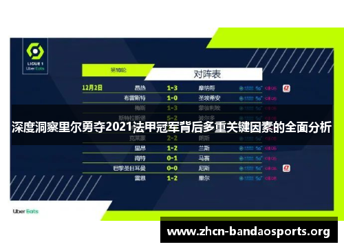 深度洞察里尔勇夺2021法甲冠军背后多重关键因素的全面分析 深度洞察里尔勇夺2021法甲冠军背后多重关键因素的全面分析
